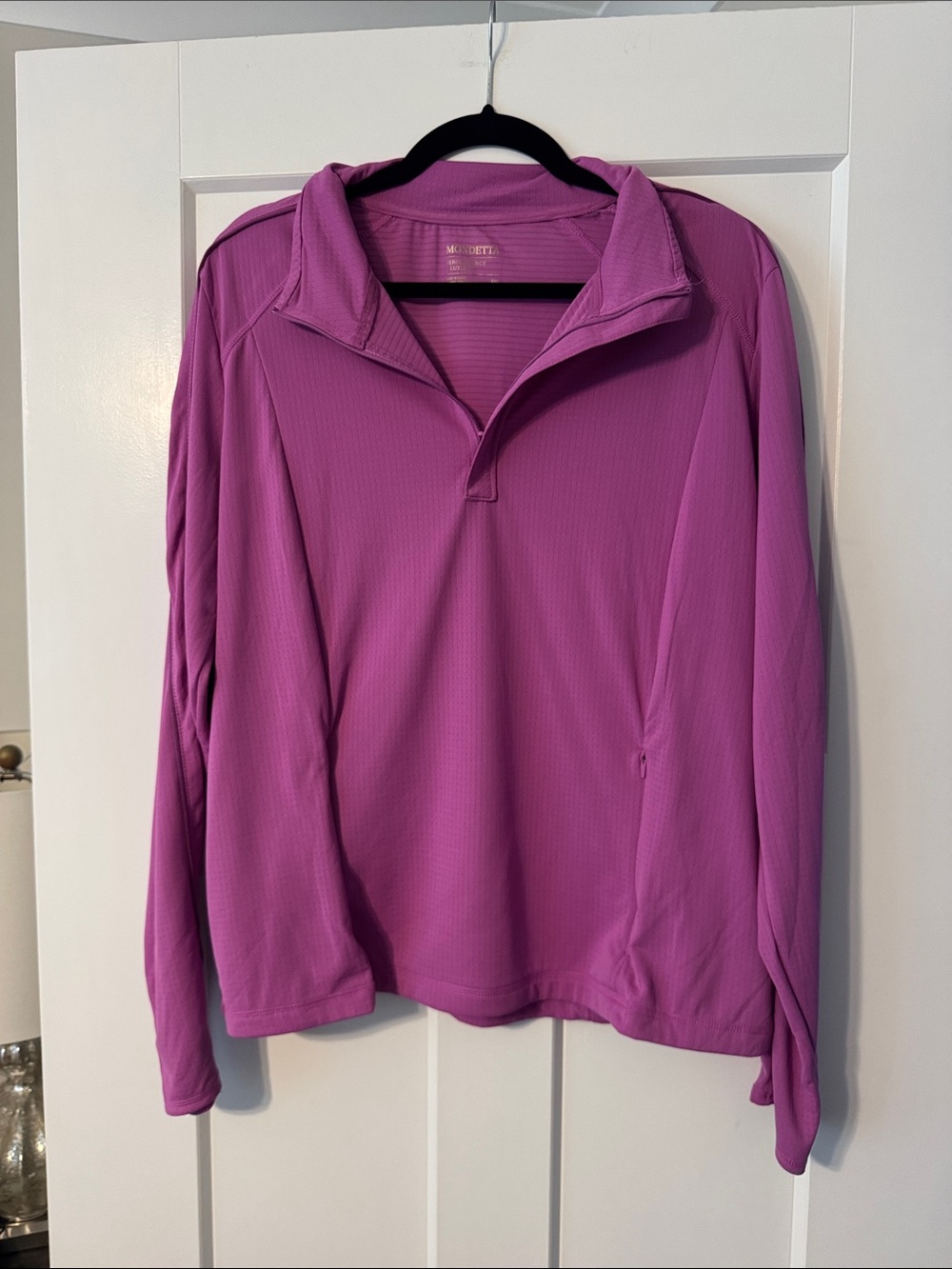 Mondetta Women's Pink Performance Half-Zip Pullover
